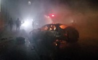 Son dakika... Suriye'nin Cerablus ilçesinde eş zamanlı bombalı terör saldırılarında 2 kişi yaralandı