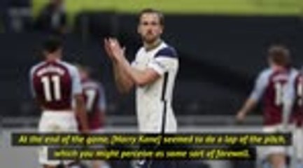 Download Video: Kane's Tottenham lap of honour 'normal', insists Mason