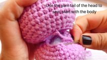 Axolotl Amigurumi Crochet Tutorial - Easy Free Pattern For Beginners