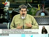 Pdte. Maduro: La ley de Zonas Económicas Especiales es la clave para recuperar el bienestar