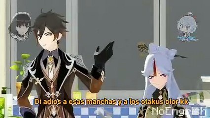 Zhongli oculta algo | Genshin MMD | Sub español