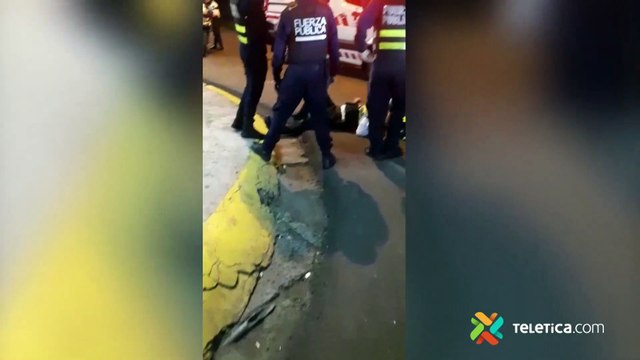 tn7 oficial de Tránsito es chocado por vehículo y sale volando varios metros 190521