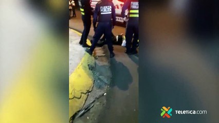 tn7 oficial de Tránsito es chocado por vehículo y sale volando varios metros 190521