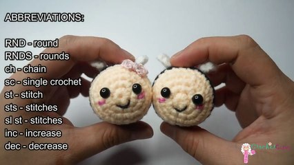Crochet Mini Bumblebee Amigurumi Tutorial Quick And Easy To Make