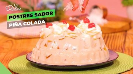 Postres sabor PIÑA COLADA