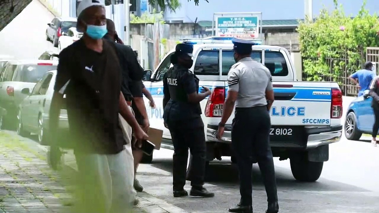 Harris Promenade Cordoned Off