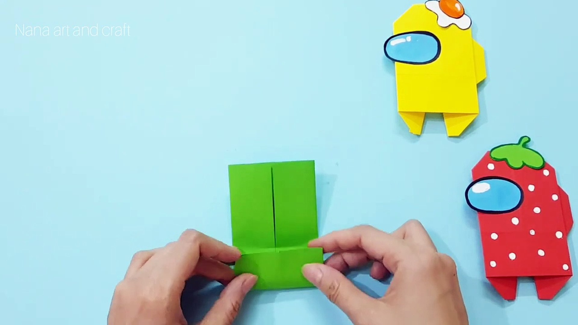 ⁣Among Us | Origami Among Us Step By Step | How To Make Among Us - Easy & Cute