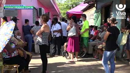 Abarrotan puestos de vacunación contra la Covid-19 en Bluefields