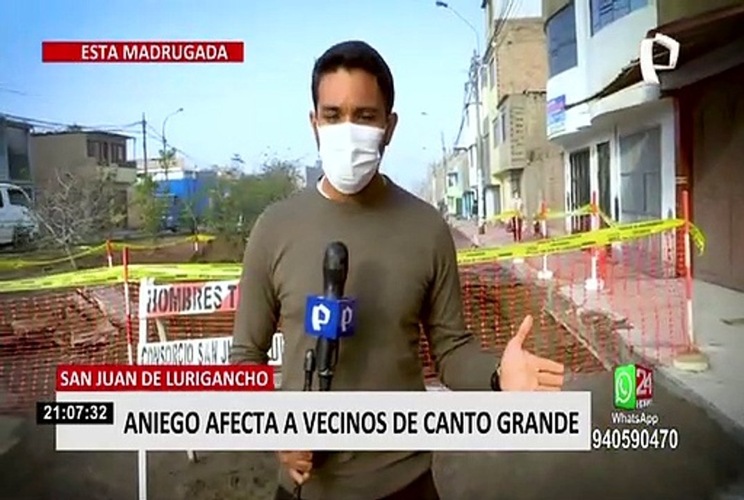 Vecinos denuncian que todos los años se registran aniegos en SJL
