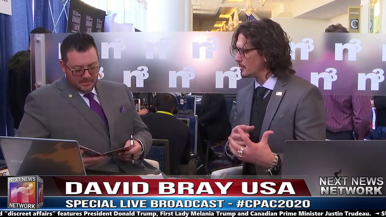 Rock Star David Bray At Cpac 2020 With Next News Network'S Gary Franchi