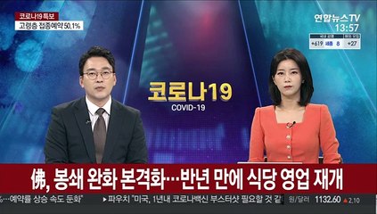 Скачать видео: 佛, 봉쇄 완화 본격화…반년 만에 식당 영업 재개