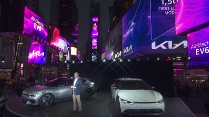 Kia debuts all-new EV6 in Times Square