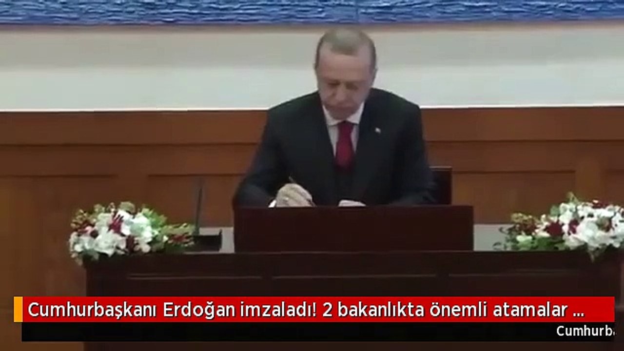 Cumhurbaşkanı Erdoğan imzaladı! 2 bakanlıkta önemli atamalar Resmi Gazete'de