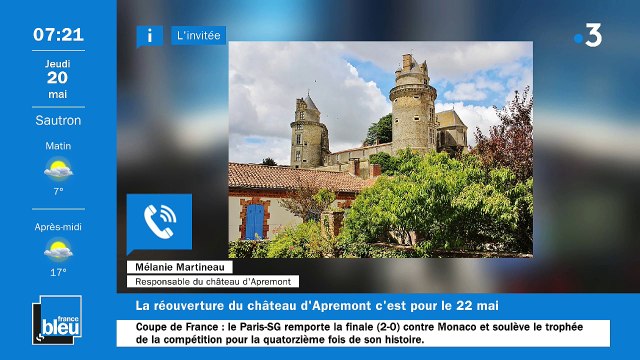 20/05/2021 - La matinale de France Bleu Loire Océan