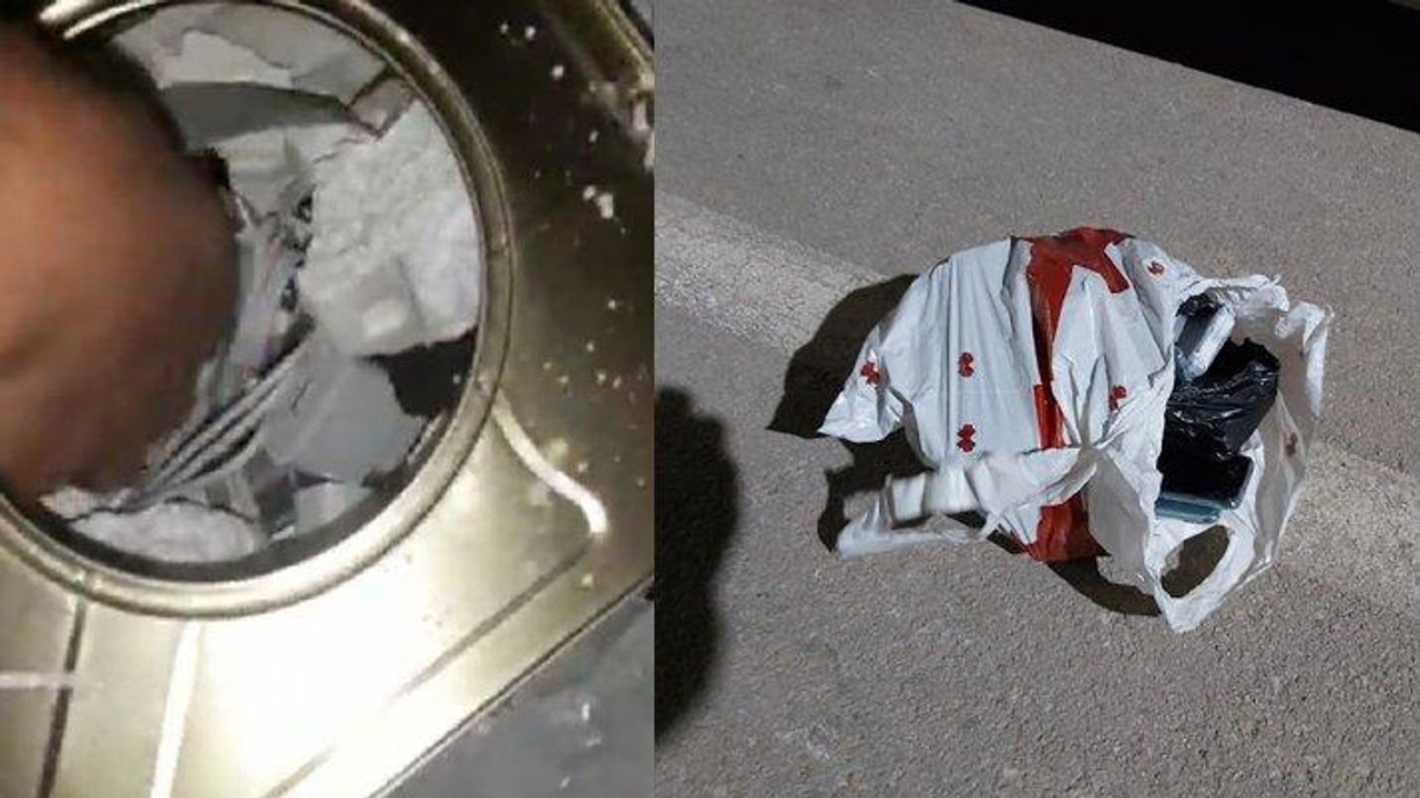 Peynir tenekesinden kaçak cep telefonu çıktı