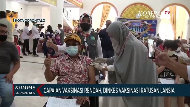Capaian Vaksinasi Rendah, Dinkes Vaksinasi Ratusan Lansia