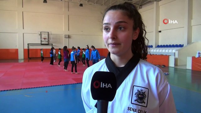 Milli sporcu Sena Çelik'in hedefi Avrupa ve Dünya şampiyonluğu