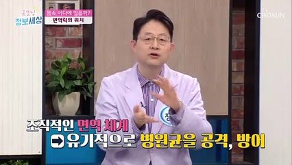 나를 지키는 힘 면역력 몸 속 위치는 어디?! TV CHOSUN 210520 방송