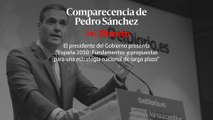 Pedro Sánchez presenta su plan 