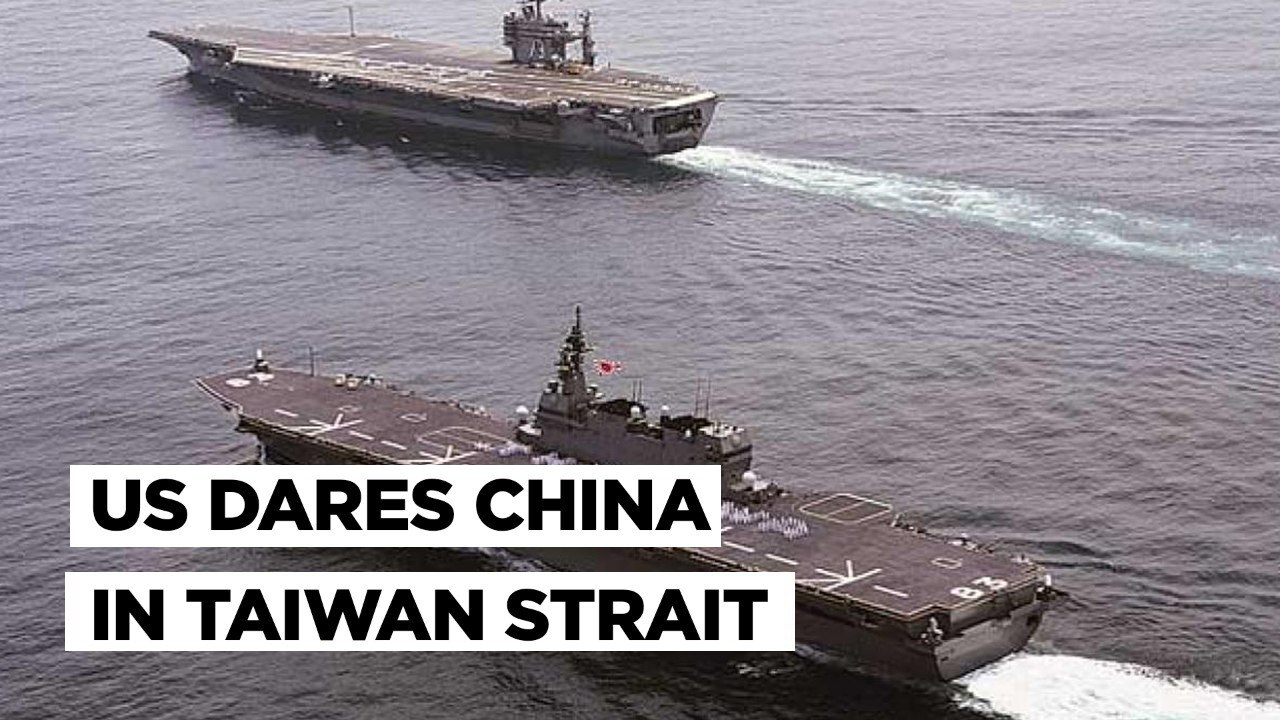 US And China Lock Horns In Taiwan Strait, Beijing Outraged By American Warship's 'Routine Transit'