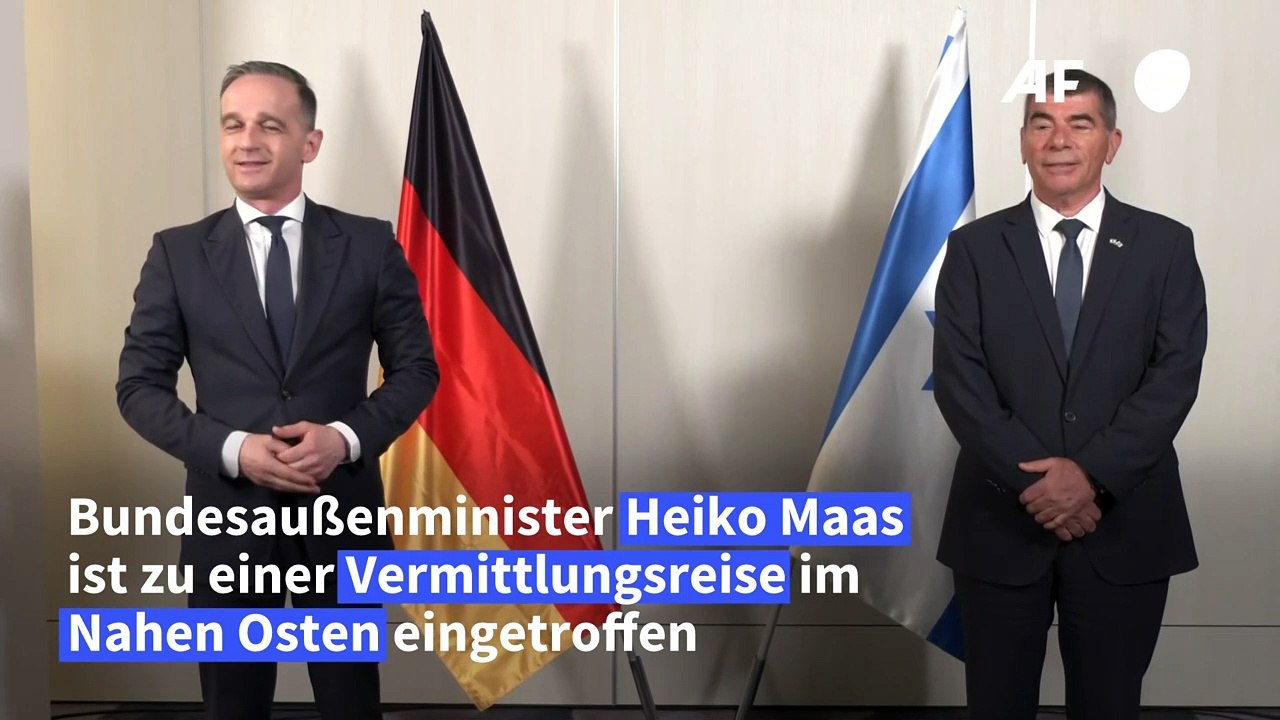 Maas bemüht sich um Vermittlung in Nahost