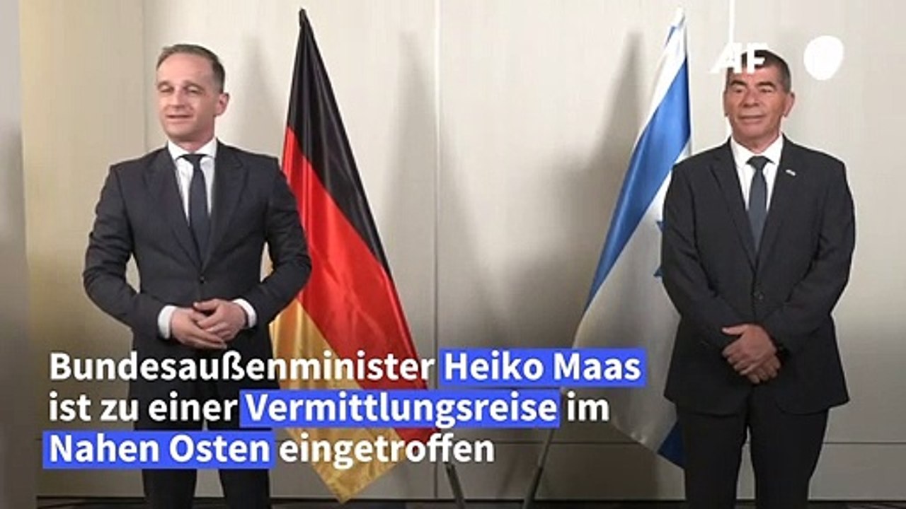 Maas bemüht sich um Vermittlung in Nahost