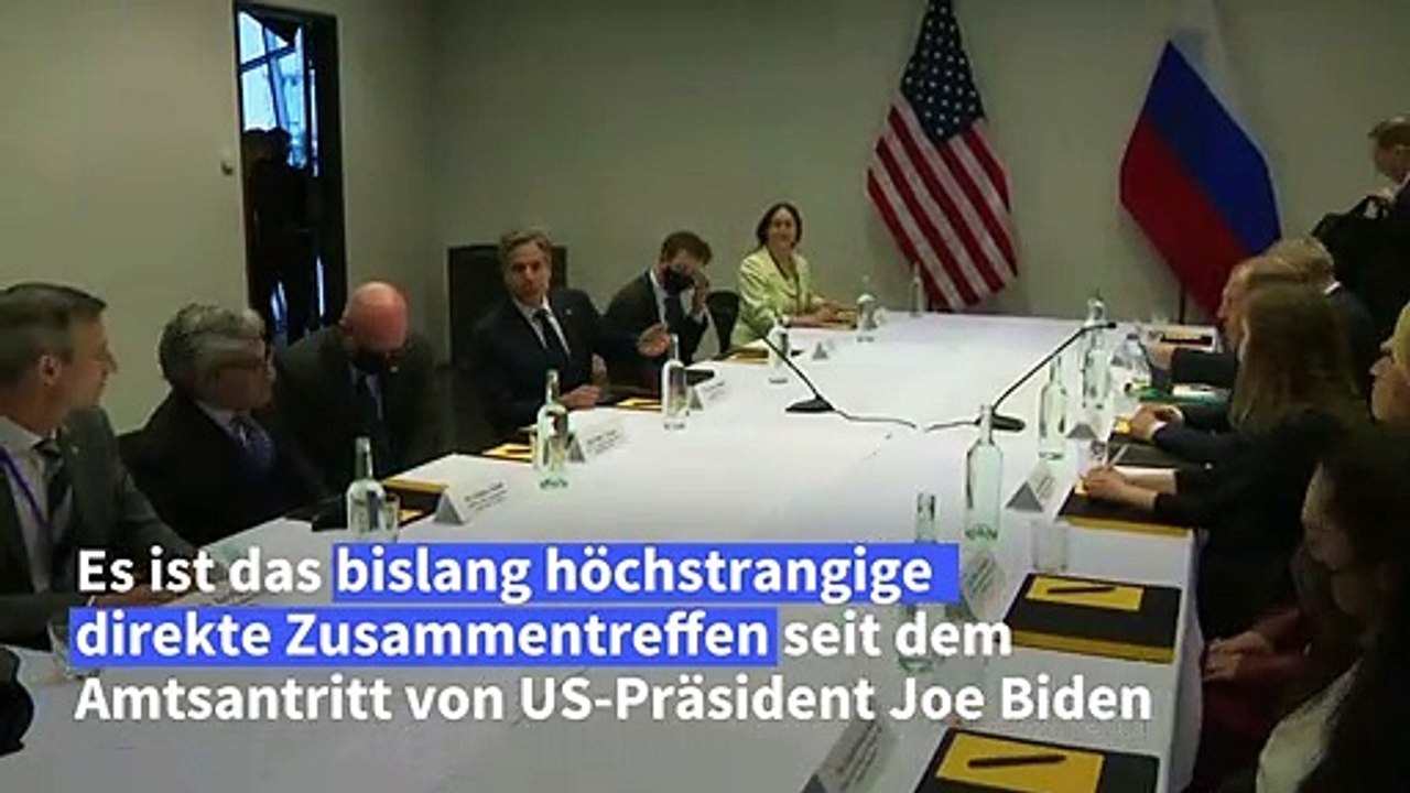 Blinken und Lawrow bei Treffen in Reykjavik um Annäherung bemüht