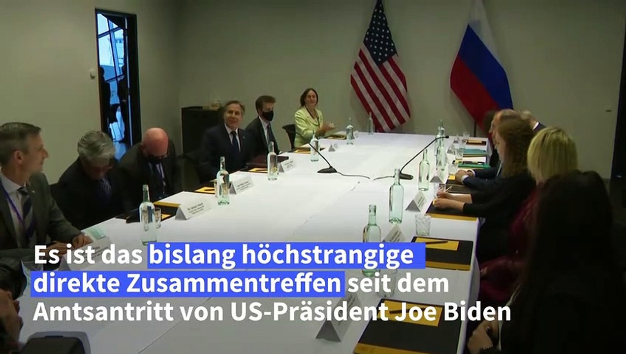 Blinken und Lawrow bei Treffen in Reykjavik um Annäherung bemüht