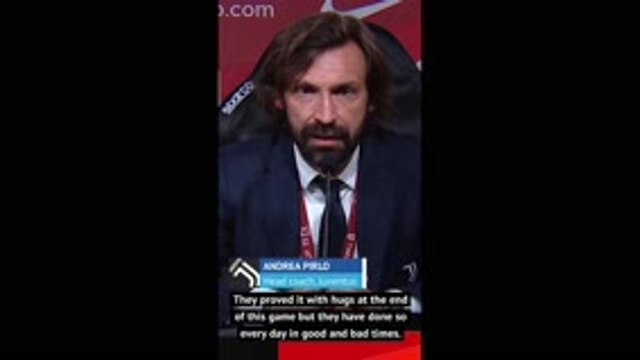 Pirlo insists Juve players are on his side after Coppa Italia success