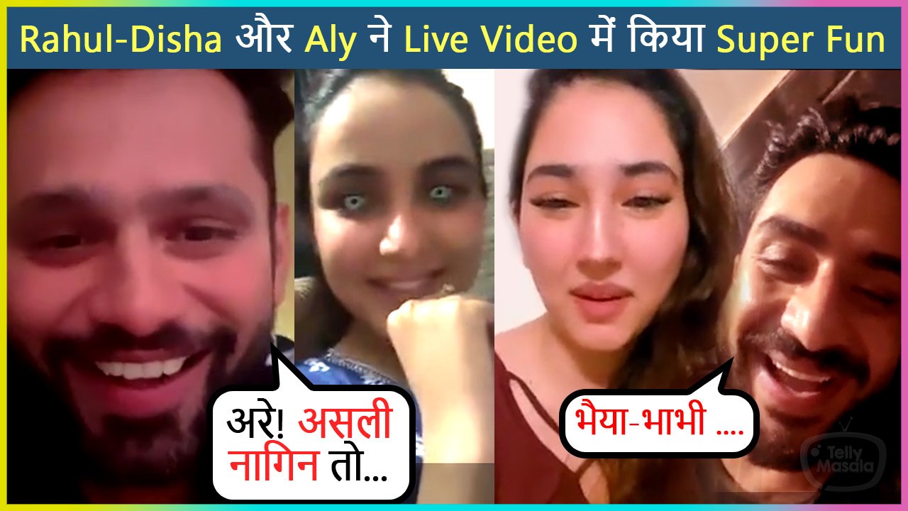 Rahul Vaidya Goes Live From Capetown, Aly Teases Disha 