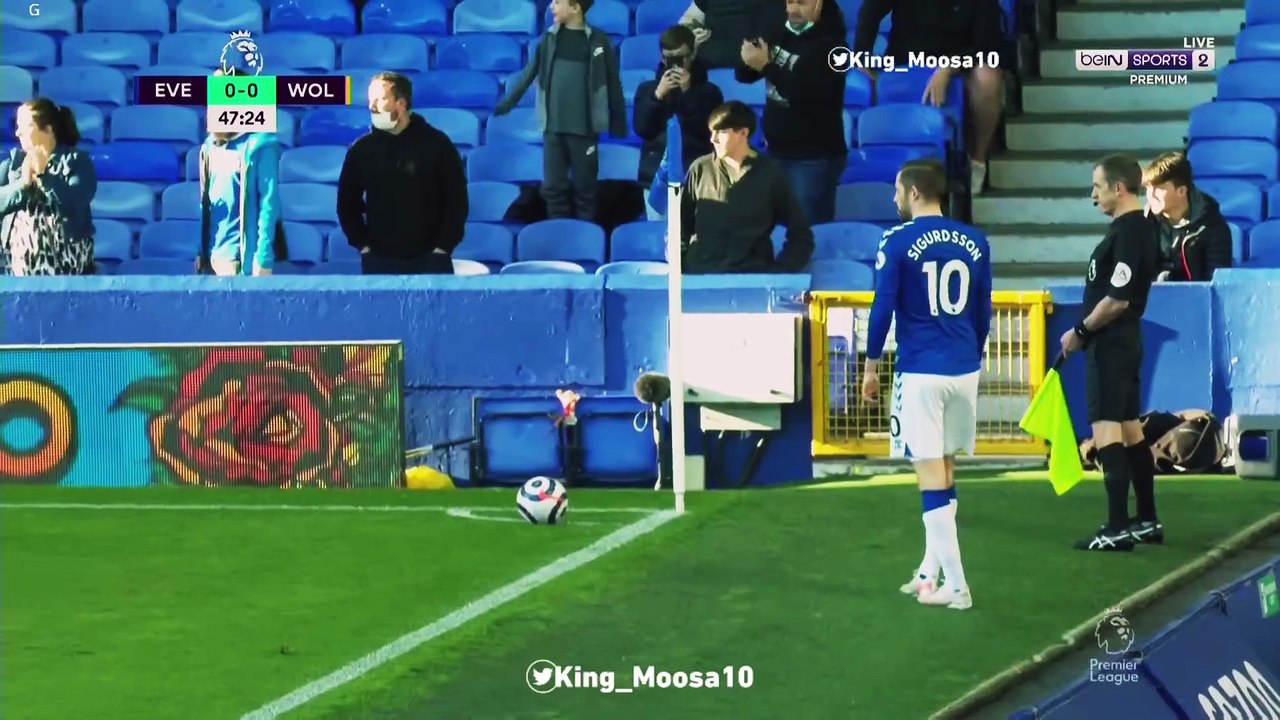 إيفرتون 1 × 0 وولفرهامبتون | هدف اللقااااء الوحيد ⚽ "