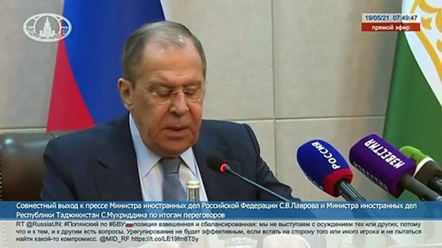 Rusya Dışişleri Bakanı'ndan muhabire azar