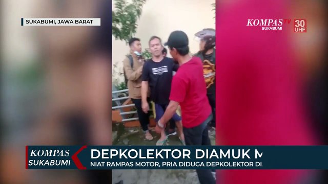 Niat Rampas Motor, Pria Diduga Depkolektor Diamuk Massa