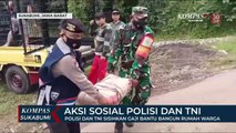 Polisi Dan Tni Sisihkan Gaji Bantu Bangun Rumah Warga