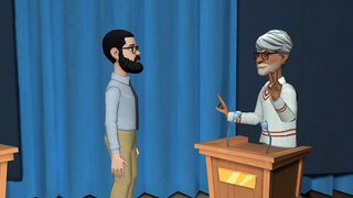 News debate || hindi news funny || funny cartoon || funny video 2021 || comedy video || enjoy tooniya