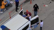 Çocuğunu dilendiren kadın polise ayakkabıyla vurarak direndi