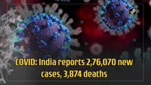 India reports 2.76 lakh new Covid-19 cases, 3,874 deaths