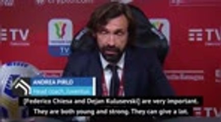 Chiesa and Kulusevski are the future and present of Juve - Pirlo
