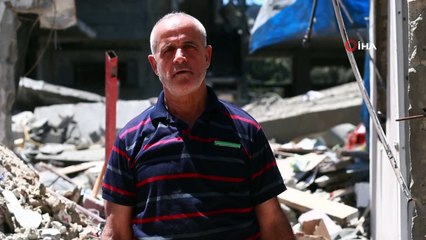 - Gazze’de 16 kişilik aile evsiz kaldı