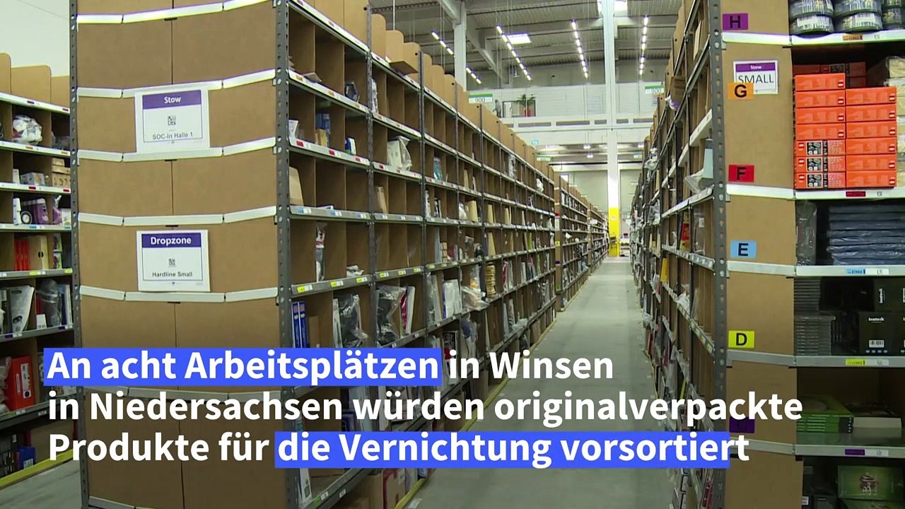 Greenpeace: amazon vernichtet weiterhin neuware