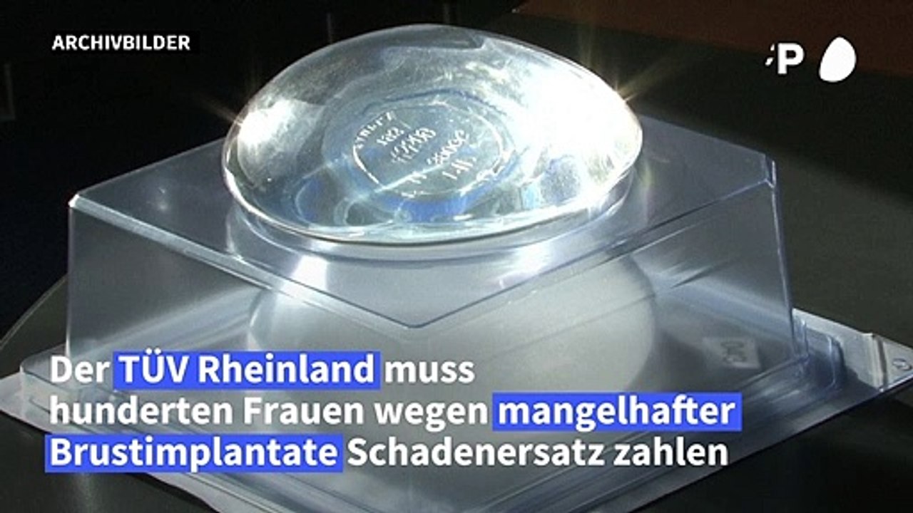 Skandal um Brustimplantate: TÜV Rheinland muss hunderte Frauen entschädigen