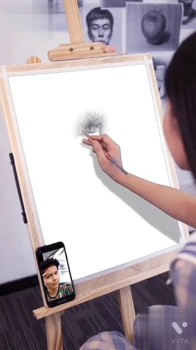 Viraj first art drawing.
