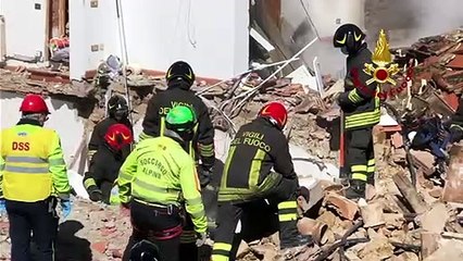 Crolla casa a Greve in Chianti (Firenze) - prosecuzione ricerca con cinofili