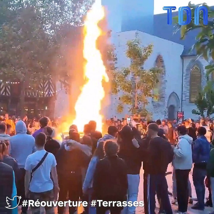 Déconfinement : les images surréalistes de la soirée qui a dégénéré à Rennes et des rues bondées à Paris et Bordeaux
