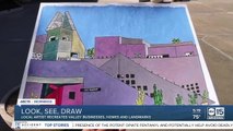 Local artist finds success drawing Arizona landmarks