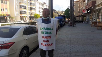 İsrail’i protesto için bisikletiyle yola çıktı