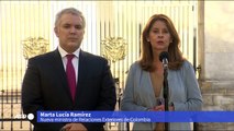 Duque nombra a su vice como nueva canciller en medio de críticas externas a Colombia