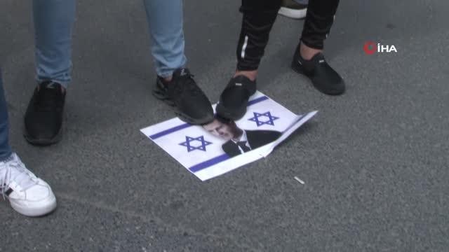 Suriye'de yapılacak devlet başkanlığı seçimleri İstanbul'da protesto edildi