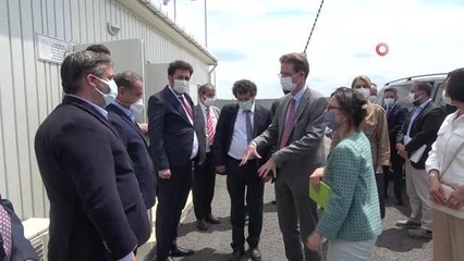 Meyer-Landrut ve Kaymakcı'dan, Lüleburgaz Hızlı Tren Merkez Şantiyesini inceledi