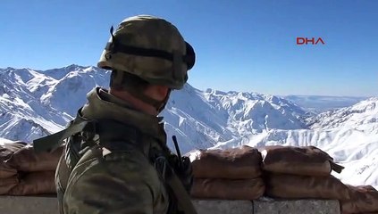 Kahraman Mehmetçik -30 derece soğukta destan yazıyor!